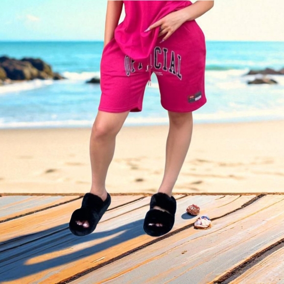 Steve Madden Shoes - MADDEN NYC FAUX FUR LOW PLATFORM SANDALS NWT